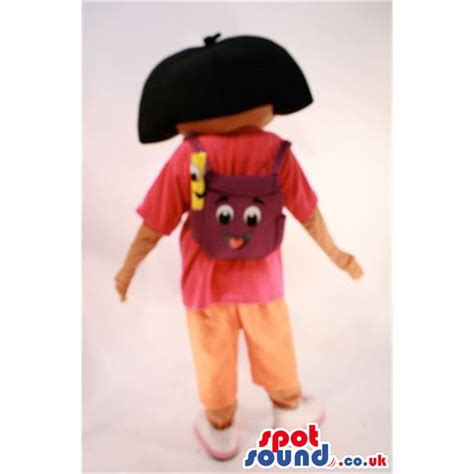 Buy Mascots Costumes In Uk Dark Dora The Explorer Cartoon Character Mascot With Backpack Sizes