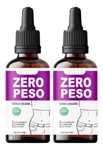 Kit 2x Suplemento Zero Peso Em Gotas 30ml Parcelamento Sem Juros