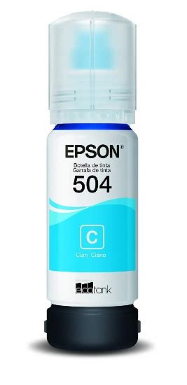 Botella Tinta Epson T Cyan T Al T Al Globaloffice Mx