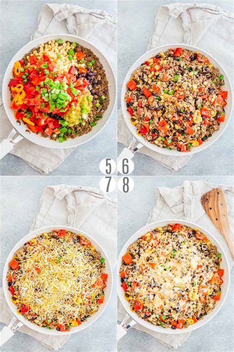 Easy Beef Taco Skillet Recipe One Pan Meal Shugary Sweets