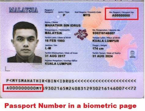 How Many Numbers Are In A Passport Number Scannable Passports Maker