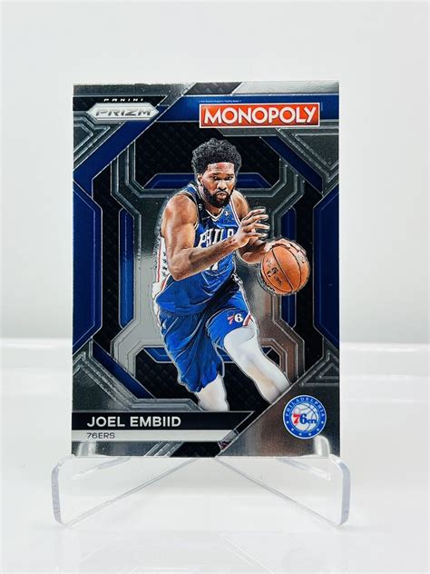 Joel Embiid Panini Prizm Monopoly All Star Ps Nba Ers Ebay