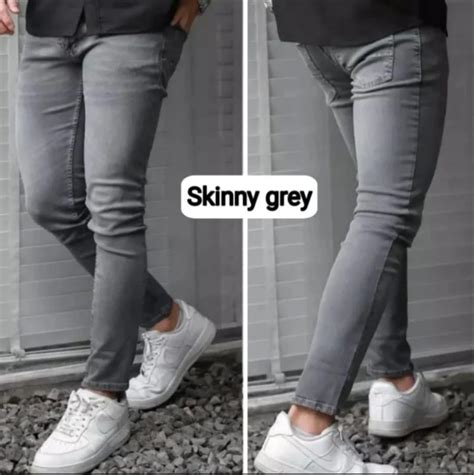 Celana Jeans Panjang Pria Celana Denim Pria Skinny Celana Panjang