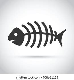 Dead Fish Silhouette Stock Vector (Royalty Free) 708661135 | Shutterstock