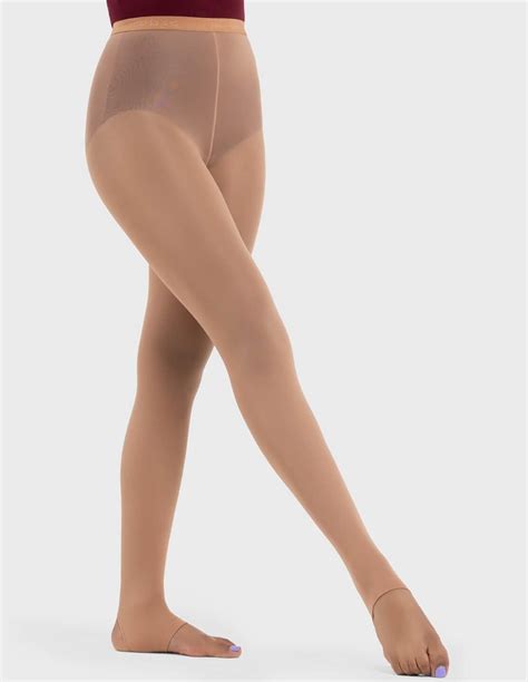 Capezio Hold And Stretch Stirrup Dance Tights Model 145