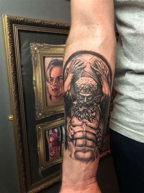 Atlas Forearm Tattoo