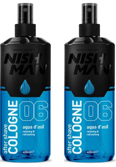 Nish Man Aftershave Eau De Cologne Aqua D Asil 06 Etsy