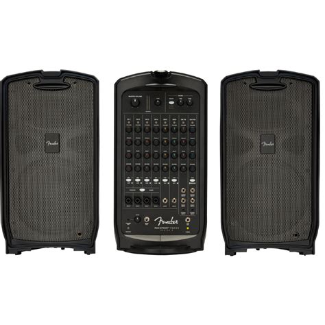 Fender Passport Venue Series Portable Pa System Audio Essentials Bundle