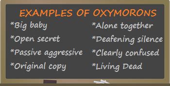 Oxymoron Lesson for Kids: Definition & Examples - Lesson | Study.com