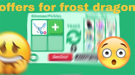 Seeing Offers For Frost Dragon Pickles Roblox Youtube