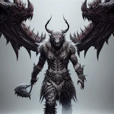 Fenrir Evil Werwolf Of Ragnarok Full Body Front