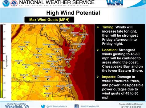 Updated Nor Easter Will Blast Central Va With 45 Mph Gusts On Friday Even Stronger Wind At