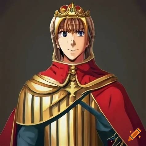 Anime Style Portrayal Of Richard The Lionheart On Craiyon