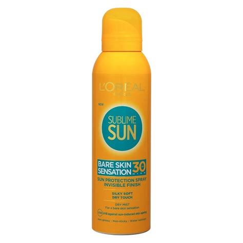 L Oréal Paris Sublime Sun Bare Skin Sensation Dry Mist Spf30 200 Ml £3 89