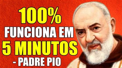 PADRE PIO ORAÇÃO PARA CONSEGUIR EMPREGO URGENTE YouTube