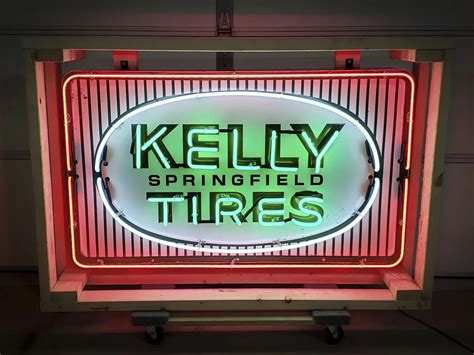 Kelly Tires Neon Tin Sign Auburn Fall 2020 RM Sotheby S