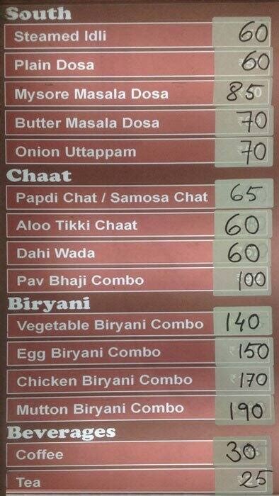 Food Stop Menu Menu For Food Stop Sealdah Area Kolkata Zomato