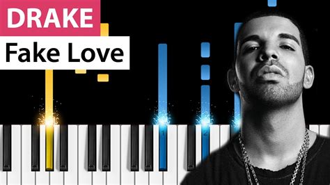 Drake Fake Love Piano Tutorial How To Play Fake Love On Piano