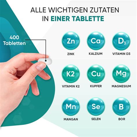 Kalzium Magnesium Zink Tabletten Mit Vitamin D St