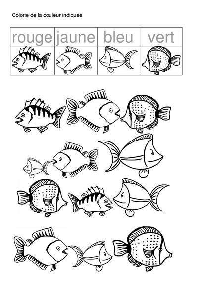 Poisson Chez Camille Poisson Colorier Coloriage Poisson Poisson