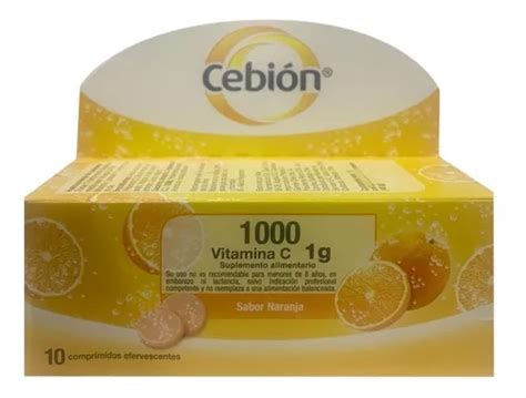 Cebi N Vitamina C Mg X Comprimidos Efervescentes Cuotas Sin