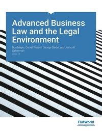 Advanced Business Law And The Legal Environment V