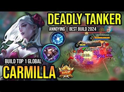 CARMILLA BEST BUILD 2024 BUILD TOP 1 GLOBAL CARMILLA GAMEPLAY