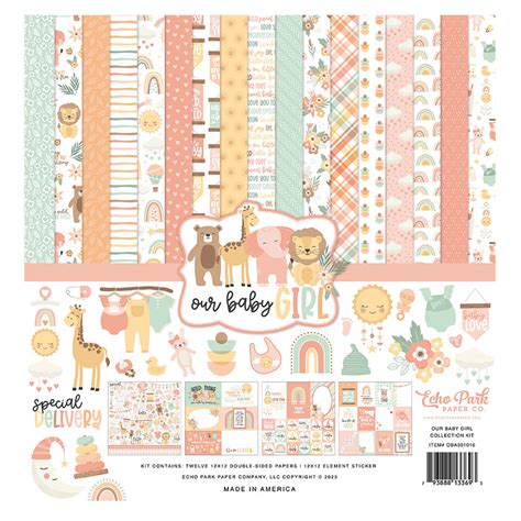 Our Baby Girl Collection Kit Scrapmalin