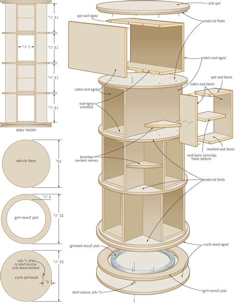 15 Collection Of Rotating Bookcases