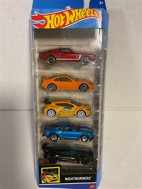 Hot Wheels Nightburnerz Pack Shelby Nissan Zx Camaro Copo