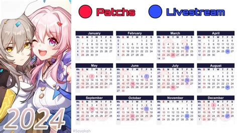 Honkai Star Rail Patchlivestream Calendar Expected Rhonkaistarrail