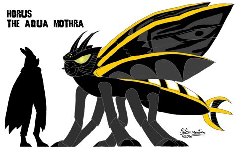 Horus the Aqua Mothra by DragonSnake9989 on DeviantArt