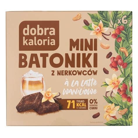 Dobra Kaloria Mini Batoniki Z Nerkowc W La Latte Waniliowe X G