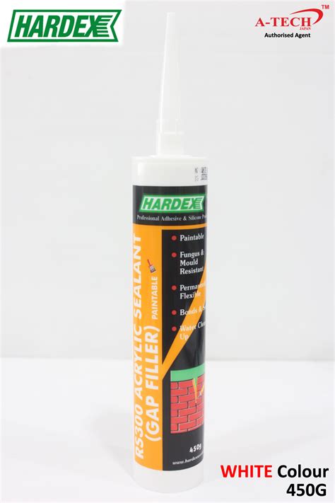 HARDEX ACRYLIC SEALANT WHITE 450g A Tech