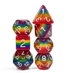 Pride Flag Dice Rainbow Dice Gay Pride Dice Layer Dice Rainbow Flag