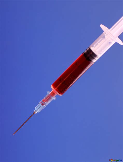 Blood In The Syringe Free Image