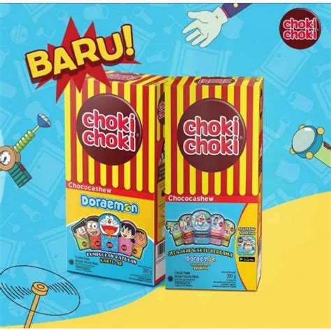 Jual CHOKI CHOKI STIK CHOCOCASHEW DORAEMON SERIES COKI CHOKI DORAEMON