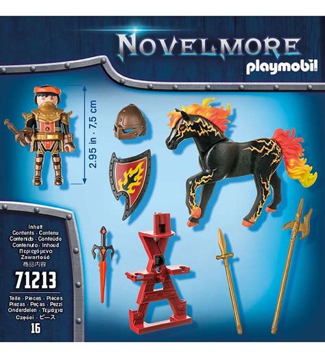 Playmobil Novelmore Burnham Raiders Chevalier De Feu D