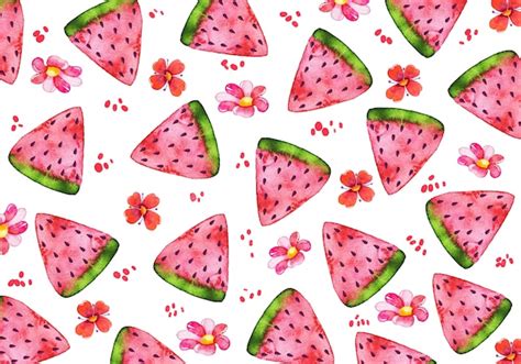 Premium Vector | Watercolor fruit background