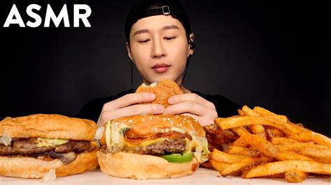 Asmr Five Guys Burgers And Cajun Fries Mukbang No Talking Eating Sounds