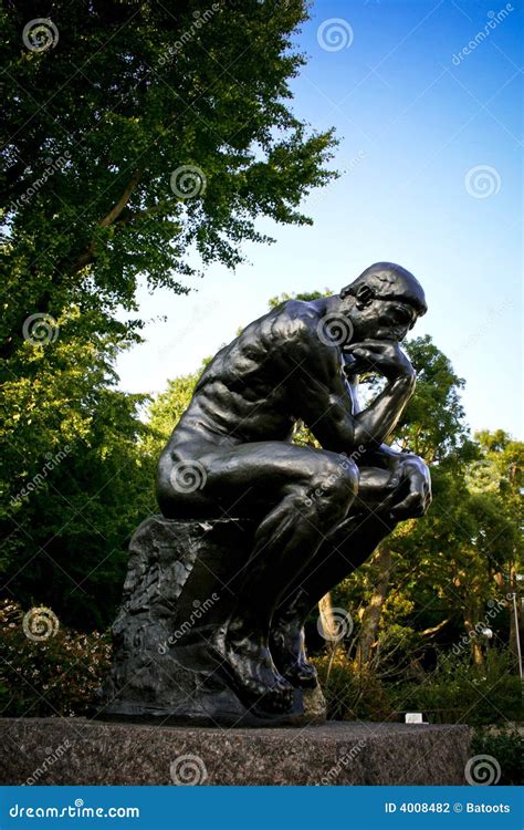 The Thinker Editorial Photography Image Of Area Statue 4008482