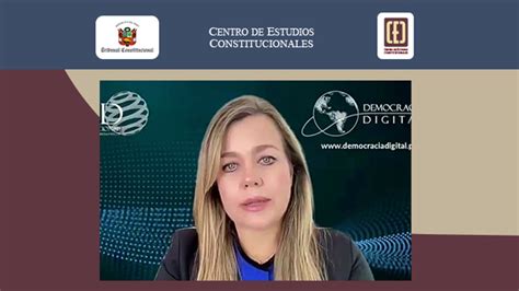 Cec Del Tc Realizó La Conferencia “desafíos Y Oportunidades De La Democracia Digital En El Siglo