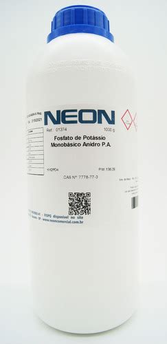 Fosfato De Potássio Monobásico Anidro 1kg Neon MercadoLivre