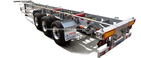 Cimc Huajun Ft Chassis Container Skeleton Semitrailer China Chassis