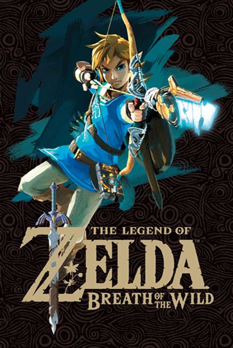 Maxi Poster The Legend Of Zelda Breath Of The Wild Link Arquero