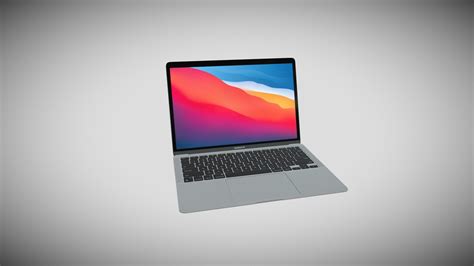 Macbook Air M1 2020 Element3d Buy Royalty Free 3d Model By