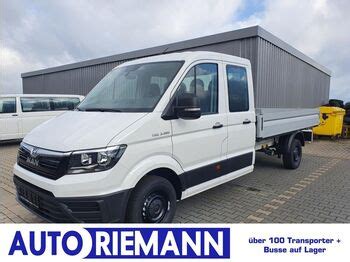 MAN TGE 3 180 4x2 SB DOKA Normaldach Flatbed Van From Germany For Sale