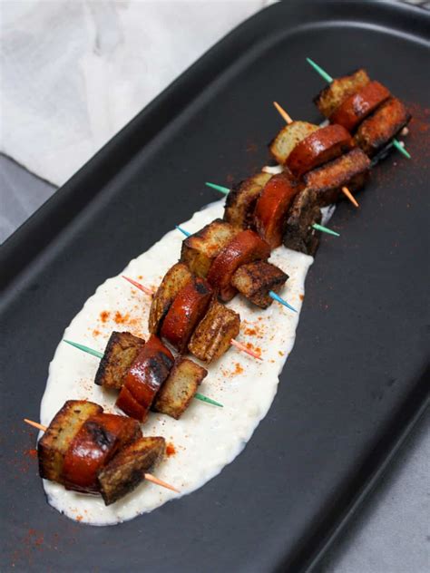 Chorizo Potato Skewers • The Candid Cooks