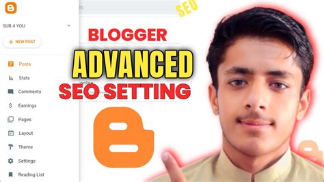 Blogger Seo Setting Advanced Seo Seo Setting For Blogger