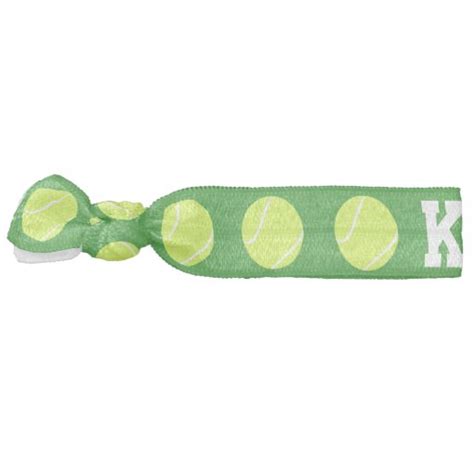 Custom Tennis Team School Letters Player Initial Hair Tie Zazzle